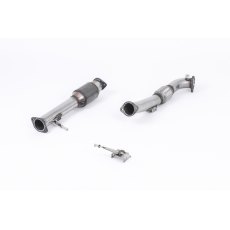 Milltek Large Bore Downpipe and Hi-Flow Sports Cat for Ford Focus Mk2 ST 225