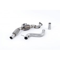 Milltek Large Bore Downpipe and Hi-Flow Sports Cat for Ford Mustang 2.3 EcoBoost (Fastback)