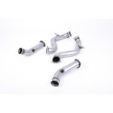 Milltek Large-bore Downpipes and Cat Bypass Pipes for Mercedes C-Class C63 & C63 S (W205) Saloon 4.0 Bi-Turbo V8 (Non-GPF Equipped Models Only)
