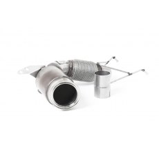 Milltek Large Bore Downpipe and Hi-Flow Sports Cat for New Mini Mk3 (F55) Mini Cooper S 2.0 Turbo - 5 Door Hatch (UK and European models) - LCI with GPF/OPF Only