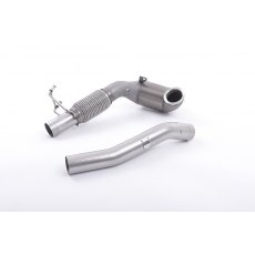 Milltek Large Bore Downpipe and Hi-Flow Sports Cat for Volkswagen Golf MK7 GTi (including GTi Performance Pack Clubsport & Clubsport S models)