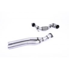Milltek Large-bore Downpipe and De-cat for Audi RS3 Sportback 400PS (8V MQB - Facelift Only) - Non-OPF/GPF Models