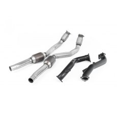 Milltek Large Bore Downpipes and Hi-Flow Sports Cats for Audi RS6 C7 4.0 TFSI biturbo quattro inc Performance Edition