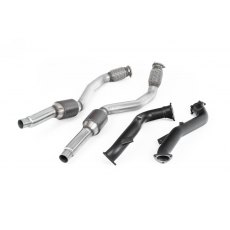 Milltek Large Bore Downpipes and Hi-Flow Sports Cats for Audi RS6 C7 4.0 TFSI biturbo quattro inc Performance Edition