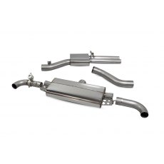 Scorpion Resonated cat-back system with valve for Audi TT RS MK2 2009 - 2014 OE Fitment tail pipe