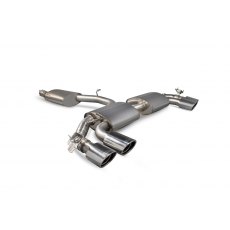 Scorpion Reasonated cat-back (with valves) for Audi TT S Mk3 Non GPF Model Only 2014 - 2019 EVO tail pipe