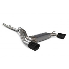 Scorpion Cat-back system with no valves for Ford Focus MK3 RS Non GPF Model Only 2016 - 2019 Indy tail pipe black ceramic