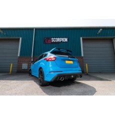 Scorpion Cat-back system with electronic valve for Ford Focus MK3 RS Non GPF Model Only 2016 - 2019 Indy tail pipe