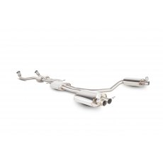 Scorpion Resonated cat-back system inc active exhaust valve for Audi RS4 B8 4.2 FSI Quattro Avant/RS5 4.2 V8 Coupe OE Fitment tail pipe