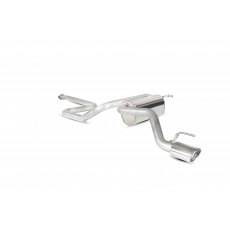Scorpion Non-resonated cat-back system for Vauxhall Astra GTC 1.4 Turbo 2009 - 2015 EVO tail pipe