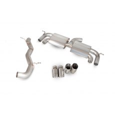 Scorpion Non-resonated cat-back system with no valves for Volkswagen Golf MK7 R 2014 - 2016 Daytona tail pipe