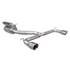 Scorpion Resonated GPF-back system for Volkswagen Golf MK7.5 GTi TCR GPF Only 2019 - 2019 Daytona tail pipe