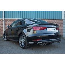 Scorpion Resonated cat-back system with electronic valves for Audi S3 2.0T 8V Saloon 2013 - 2016 Daytona tail pipe