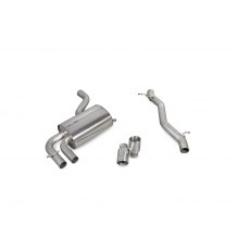 Scorpion Non-resonated cat-back system for Audi S3 8P 2006 - 2012 Daytona (twin) tail pipe