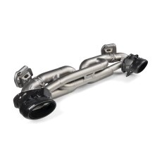 Akrapovic Tail pipe set (Titanium) - Black for Porsche 911 Turbo / Turbo S (992) - 2020 - 2022