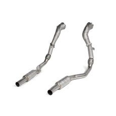 Akrapovic Downpipe / Link pipe set (SS) for Audi RS 6 Avant (C8) - OPF/GPF - 2020 - 2022