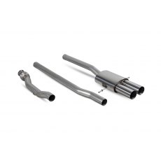 Scorpion Non-resonated Mini Challenge cat-back system for Mini Cooper S R56 / R57 / R58 / R59 2007 - 2014 STW tail pipe
