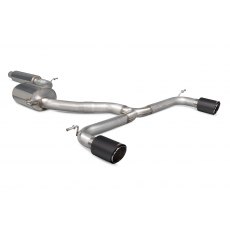 Scorpion Resonated cat-back system for Volkswagen Golf MK7 Gti 2013 - 2016 Ascari tail pipe
