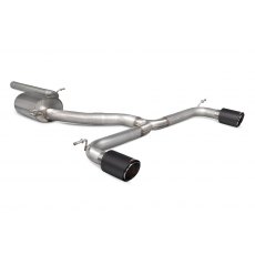 Scorpion Non-resonated cat-back system for Volkswagen Golf MK7 Gti 2013 - 2016 Ascari tail pipe
