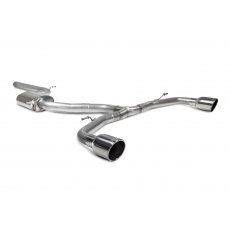 Scorpion Non-resonated GPF-back system for Volkswagen Golf GTI MK8 2020 - 2021 Indy tail pipe