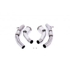 Milltek Large-bore Downpipes and Cat Bypass Pipes for Audi RS6 C8 4.0 V8 bi-turbo (Non OPF/GPF Models - USA/