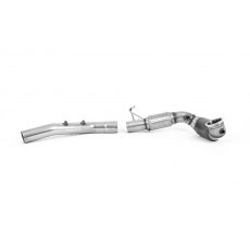 Milltek Large Bore Downpipe and Hi-Flow Sports Cat for Volkswagen Golf Mk8 GTi Clubsport (300ps OPF/GPF Equi