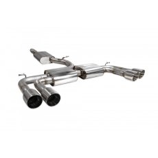 Scorpion Resonated cat/gpf-back system without valves for Audi S3 Saloon 8V (2013 - 2020) Daytona tailpipe