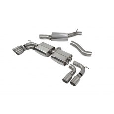 Scorpion Resonated cat/gpf-back system without valves for Audi S3 3-Door/Sportsback 8V (2013 - 2020) Daytona tailpipe