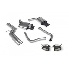 Scorpion Non-resonated half system with trims for Audi RS6 Avant C7 (2013 - 2018) Ascari RS tailpipe