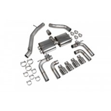 Scorpion Non-resonated cat/gpf-back system with valves for Audi S3 Saloon 8V (2013 - 2020) Daytona tailpipe