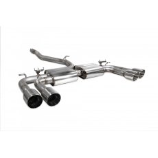 Scorpion Non-resonated cat/gpf-back system with valves for Audi S3 Saloon 8V (2013 - 2020) Daytona tailpipe