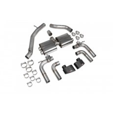Scorpion Non-resonated cat/gpf-back system with valves for Audi S3 Saloon 8V (2013 - 2020) Ascari EVO tailpipe