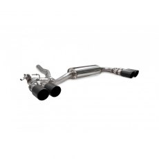 Scorpion GPF-Back system with electronic valve for BMW M235i Gran Coupe xDrive F44 (2019 - 2022) Daytona tailpipe in black ceramic