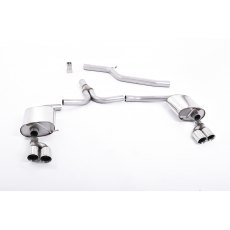 Milltek Cat-back for Audi A4 2.0 TDi B8 140PS / 177PS 2WD Saloon and Avant (S line models only)