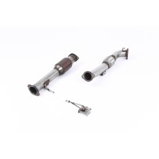 Milltek Large Bore Downpipe and Hi-Flow Sports Cat for Ford Focus MK2 RS 2.5T 305PS