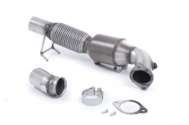 Large Bore Downpipe and Hi-Flow Sports Cat for Ford Focus Mk3 RS 2.3-litre EcoBoost 4wd 5-Door Hatchback