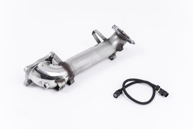 Large-bore Downpipe and De-cat for Honda Civic Type R FK2 Turbocharged 2.0 litre i-VTEC (LHD models only)