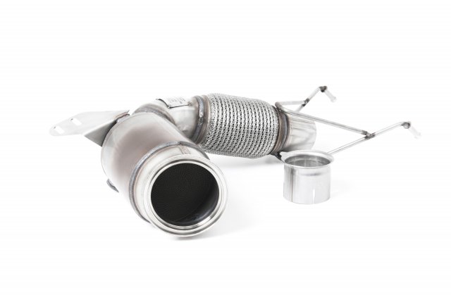 Milltek  Milltek Large Bore Downpipe and Hi-Flow Sports Cat for New Mini Mk3 (F55) Mini Cooper S 2.0 Turbo - 5 Door Hatch (UK and European models) - LCI with GPF/OPF Only