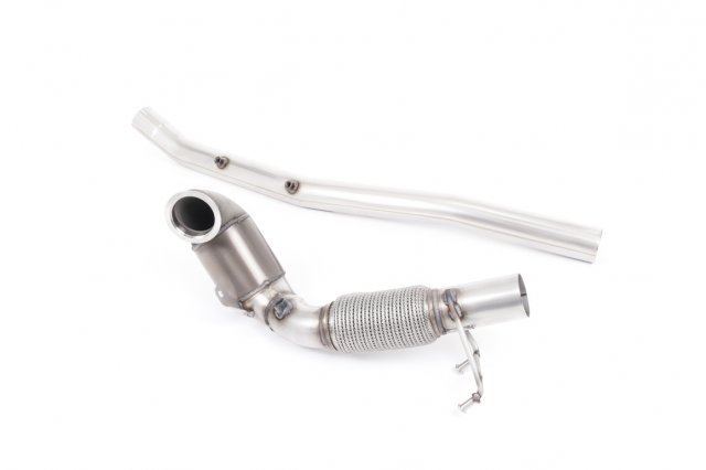 Milltek  Milltek Large Bore Downpipe and Hi-Flow Sports Cat for Seat Leon ST Cupra 300 (4x4) Estate / Station Wagon / Combi (OPF/GPF Equipped Only)