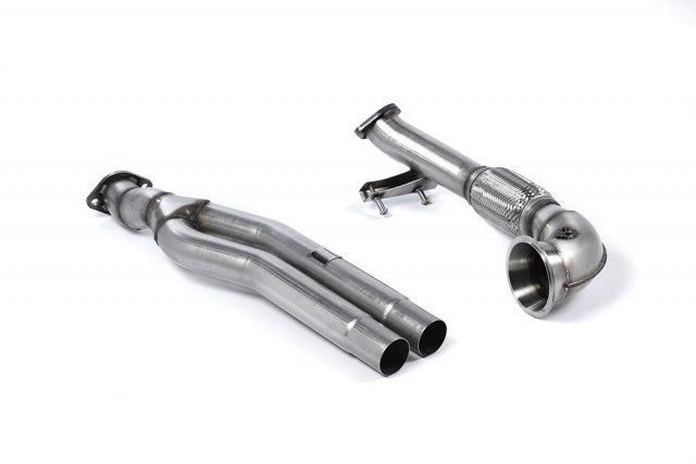 Primary Catalyst Bypass Pipe and Turbo Elbow for Audi RS3 Sportback (8V MQB - Pre Facelift Only)