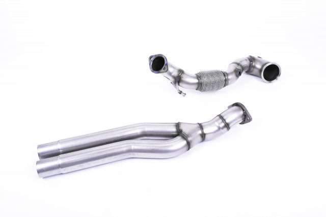 Large-bore Downpipe and De-cat for Audi RS3 Sportback 400PS (8V MQB - Facelift Only) - Non-OPF/GPF Models