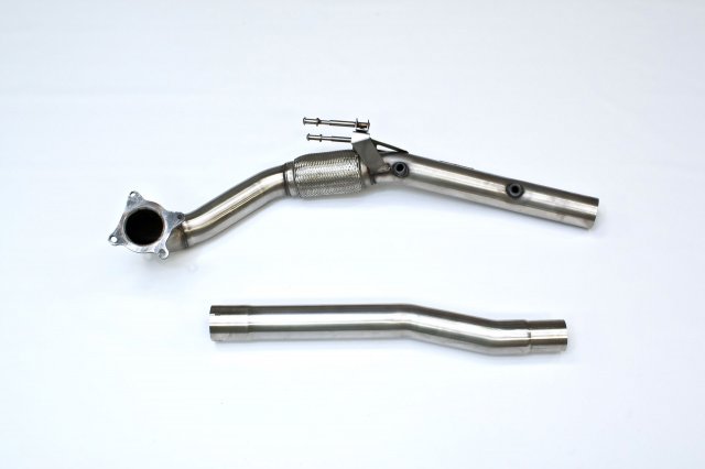Large-bore Downpipe and De-cat for Audi A3 1.8 TSI 2WD 3-Door