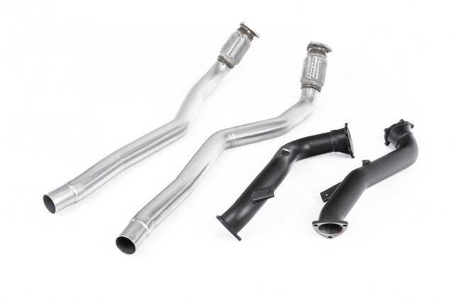 Large-bore Downpipes and Cat Bypass Pipes for Audi RS6 C7 4.0 TFSI biturbo quattro inc Performance Edition