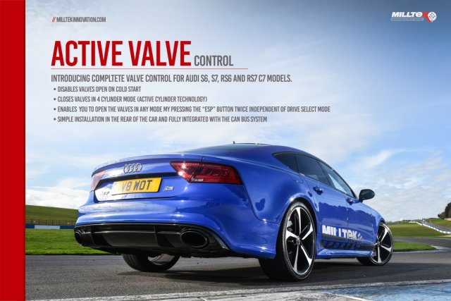 Active Valve Control for Audi S4 3.0 Turbo V6 B9 - Saloon/Sedan & Avant (Non Sport Diff Models)