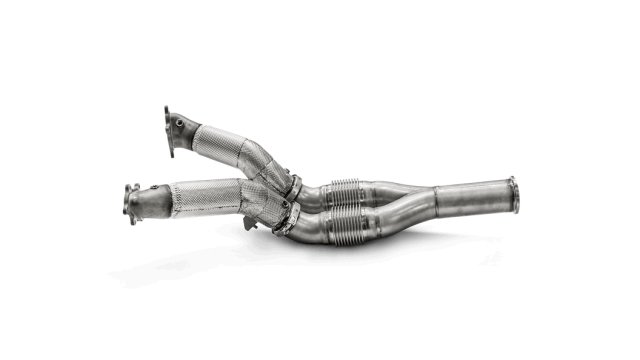 Downpipe / Link pipe set (SS) for stock turbochargers for Nissan GT-R - 2008 - 2020