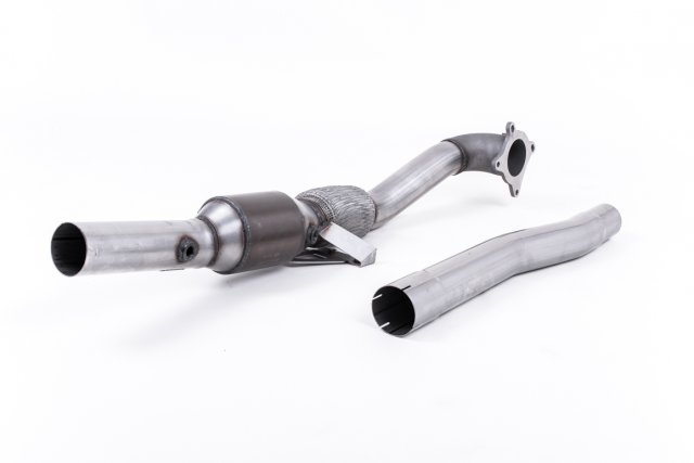 Large Bore Downpipe and Hi-Flow Sports Cat for Audi TT Mk2 2.0 TFSi 2WD