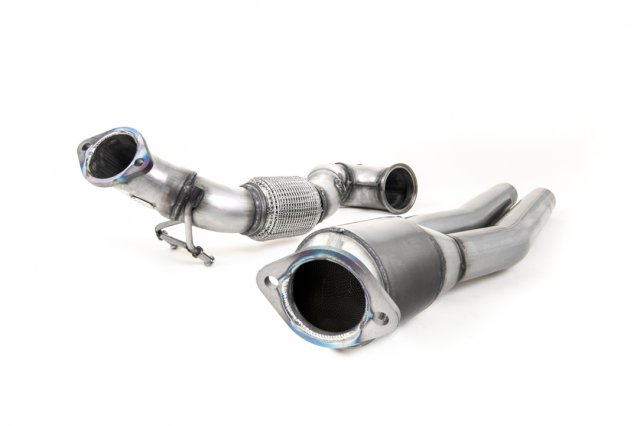 Large Bore Downpipe and Hi-Flow Sports Cat for Audi TT Mk3 TTRS 2.5TFSI Quattro (Non-OPF/GPF Models)