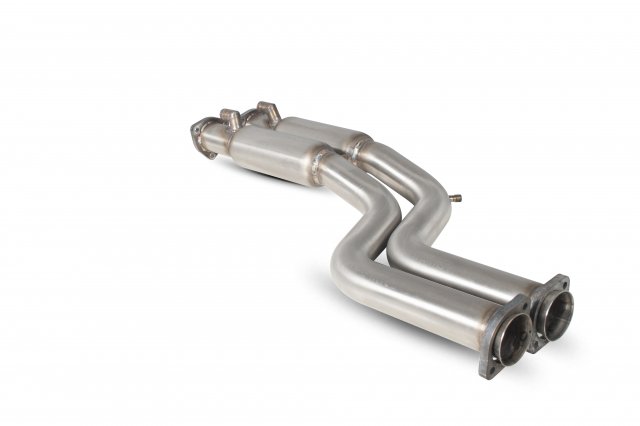 Catalyst replacement for BMW E46 M3 2001 - 2006 tail pipe polished