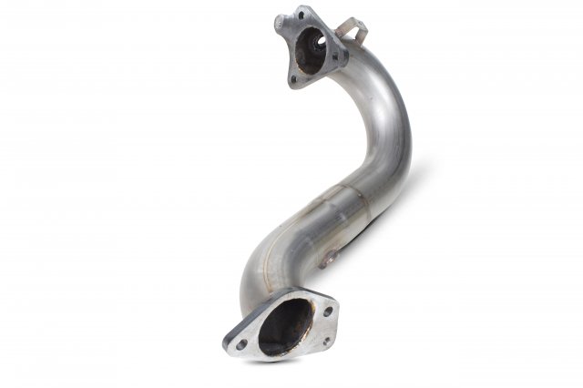 De-cat turbo downpipe for Renault Clio MK4 RS 200 EDC 2013 - 2015 tail pipe polished