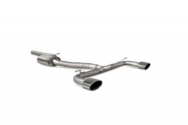 Non-resonated cat-back system for Seat Leon Cupra 2.0 Tsi 280/290/300 Non GPF Model Only 2014 - 2019 EVO tail pipe polished